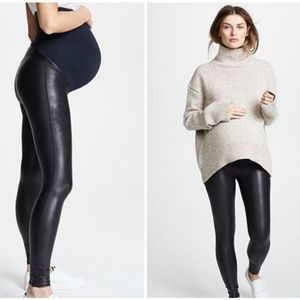 SPANX PREGNANCY Faux Leather S/P
